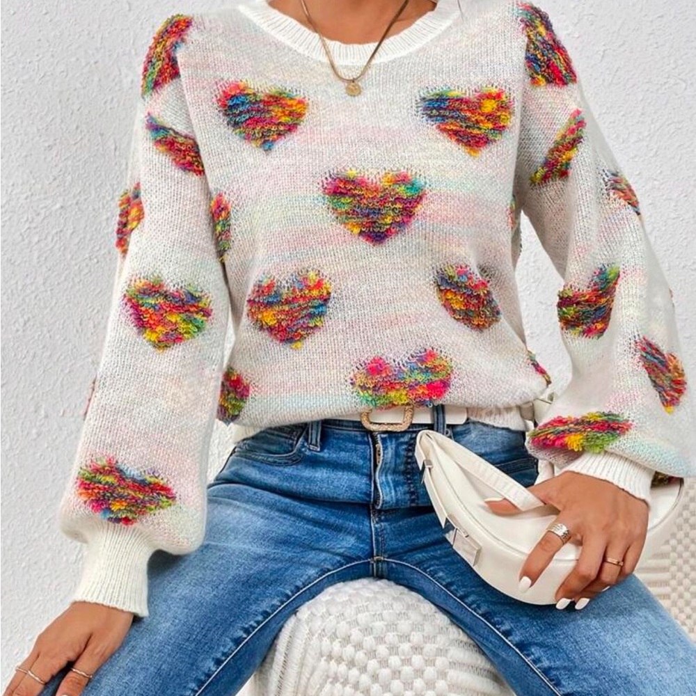 COPY - Heart sweater FINAL PRICE - Picture 6 of 6